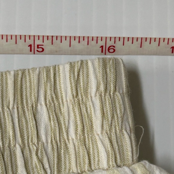 Intimately Free People Shorts Womens Medium Cotton Boxer Striped Distressed Y2K - Picture 4 of 4